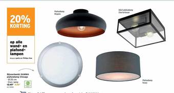 GAMMA Wand en plafondlampen aanbieding