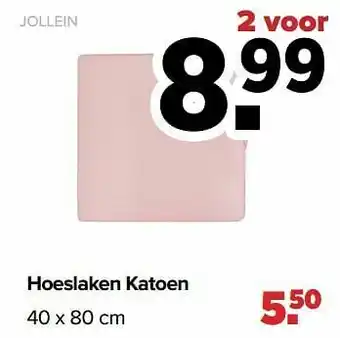 Hoeslaken katoen