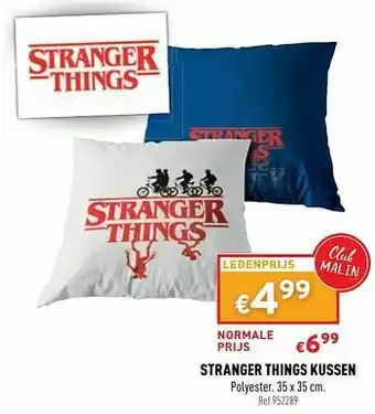 Trafic Stranger things kussen aanbieding