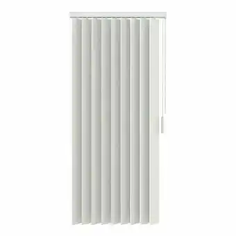 Leen Bakker Verticale lamellen PVC verduisterend 89 mm - gebroken wit - 90x250 cm - Leen Bakker aanbieding