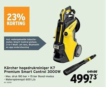 GAMMA Kärcher hogedrukreiniger k7 premium smart control aanbieding
