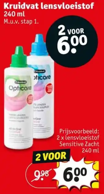 Kruidvat Kruidvat lensvloeistof 240ml aanbieding