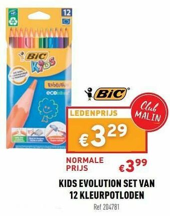 Trafic Kids evolution set van 12 kleurpotloden aanbieding