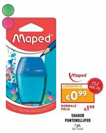 Shaker puntenslijper