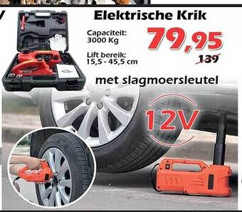 iTEK Elektrische krik aanbieding
