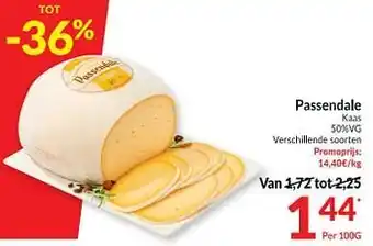 Intermarché Passendale kaas 100g aanbieding