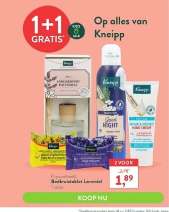 Badbruistablet laven del 1 tablet
