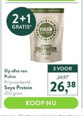 Holland & Barrett Soya protein 250 gram aanbieding