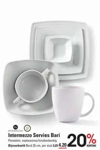 Sligro Intermezzo servies bari aanbieding