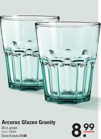 Sligro Arcoroc glazen granity 35 cl aanbieding