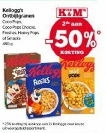 Spar Kellogg's ontbijtgranen aanbieding