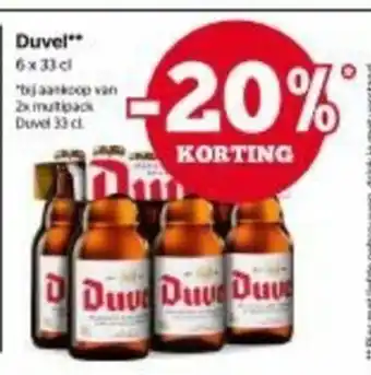 Spar Duvel 6 x 33cl aanbieding