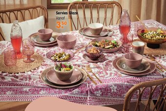 Kwantum Servies glaze aanbieding