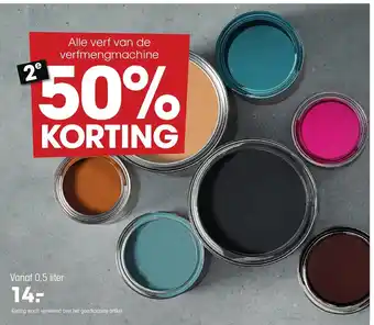 Kwantum Alle verf van de vermengmachine aanbieding