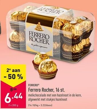 ALDI Ferrero rocher aanbieding