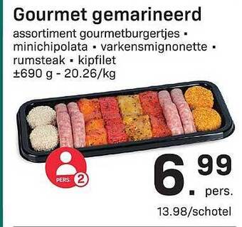 Gourmet gemarineerd