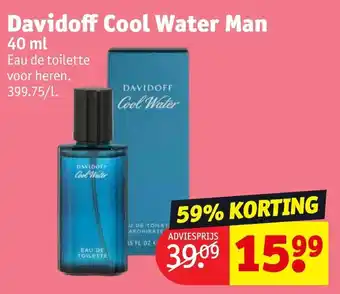 Kruidvat Davidoff cool water men 40 ml aanbieding