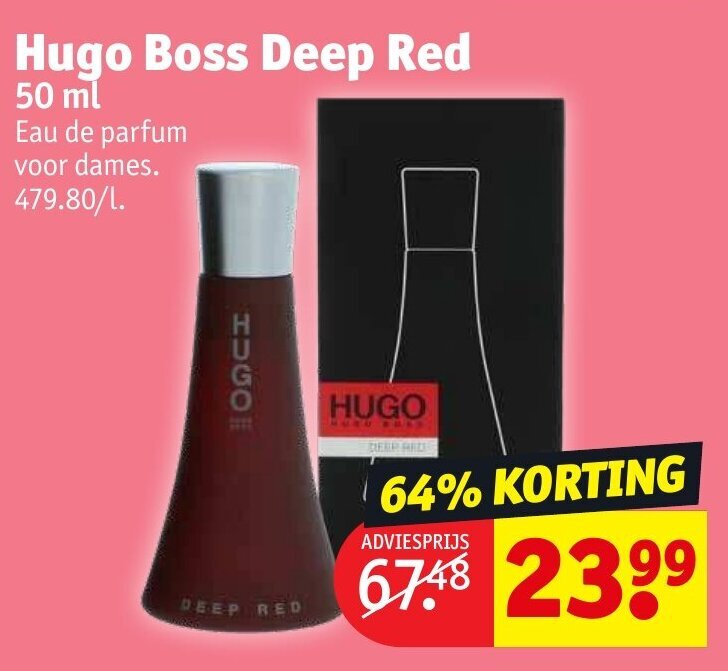 Hugo boss deep outlet red 90 ml kruidvat