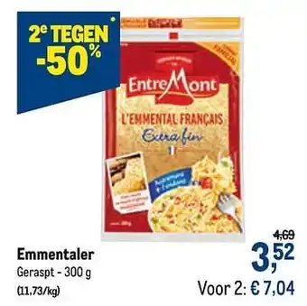 Makro Emmentaler 300g aanbieding