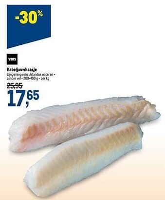 Makro Kabeljauwhaasje aanbieding