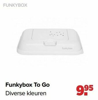 Baby-Dump Funkybox to go aanbieding