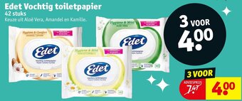 Kruidvat Edet Vochtig Toiletpapier 42 Stuks aanbieding