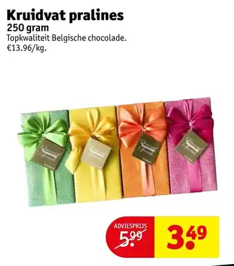 Kruidvat Kruidvat Pralines 250gram aanbieding