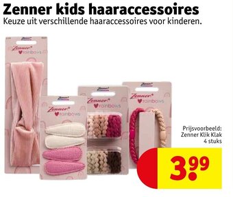 Kruidvat Zenner Kids Haaraccessoires aanbieding