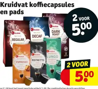 Kruidvat Kruidvat Koffiecapsules en Pads aanbieding