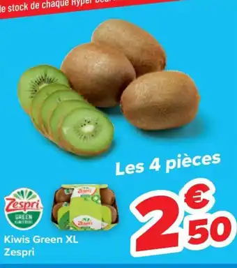 Carrefour Zespri Kiwis Green XL aanbieding