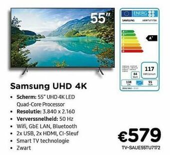 CompuDeals Samsung uhd 4k smart-televisies aanbieding