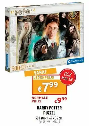 Trafic Harry potter puzzel aanbieding