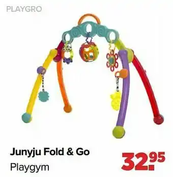 Baby-Dump Junyju fold + go playgym aanbieding