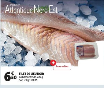 Filet de lieu noir 400g