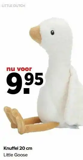 Baby-Dump Knuffel little goose aanbieding