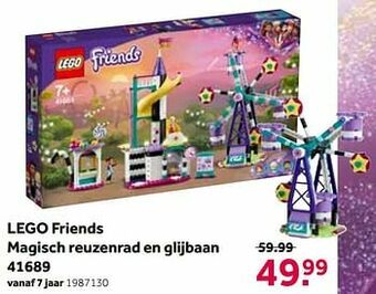 Intertoys Lego friends magisch reuzenrad en glijbaan 41689 aanbieding