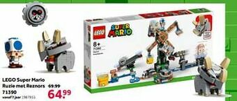 Intertoys Lego super mario ruzie met reznors 71390 aanbieding