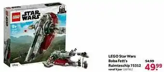 Intertoys Lego star wars boba fett’s ruimteschip 75312 aanbieding