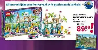 Intertoys Lego friends zomer waterpretpark 41430 aanbieding