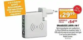 Trafic Draadloze lader 4-in-1 aanbieding