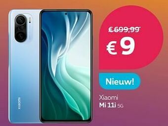 Proximus Xiaomi mi 11i 5g aanbieding