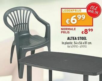 Trafic Altea stoel aanbieding