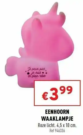 Trafic Eenhoorn waaklampje aanbieding