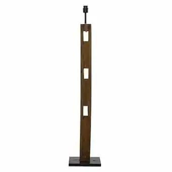 Leen Bakker Voet vloerlamp Jakarta - naturelkleur - 132x30x30 cm - Leen Bakker aanbieding