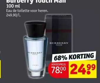 Burberry touch man 100 ml