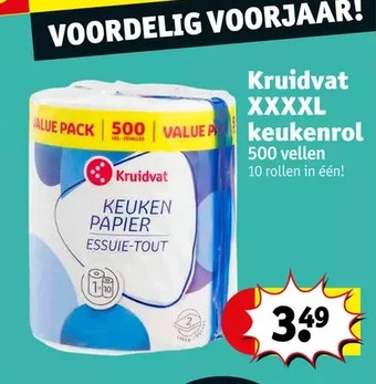 Kruidvat Kruidvat xxxxl keukenrol aanbieding