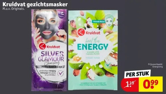 Kruidvat Kruidvat gezichtsmasker aanbieding