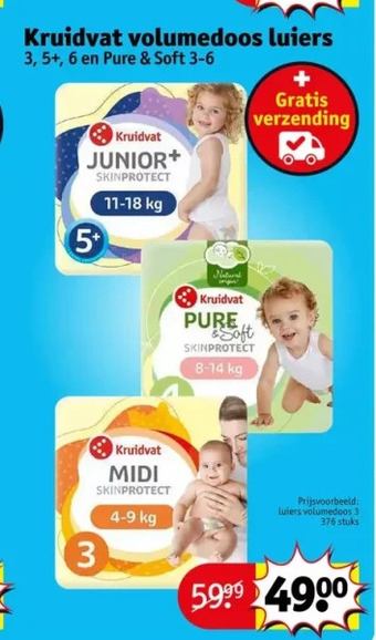 Kruidvat Kruidvat volumedoos luiers aanbieding