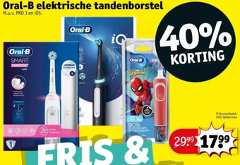 Kruidvat Oral-b elektrische tandenborstel aanbieding