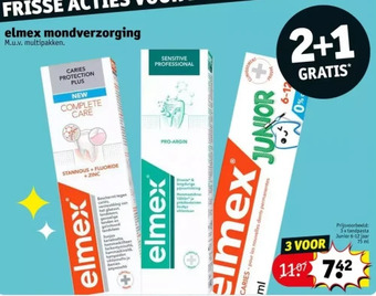 Kruidvat Elmex mondverzorging aanbieding
